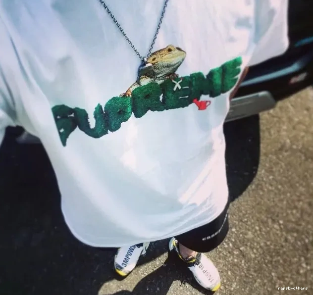 sleeved Lizard T-shirt 20SS Environmental Logo Green S XL Short Black L M White Tee Plant 0725